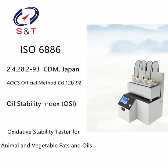 ISO 6886 Оборудование для испытаний пищевых масел Животные Растительные жиры Масла Оксидативная стабильность