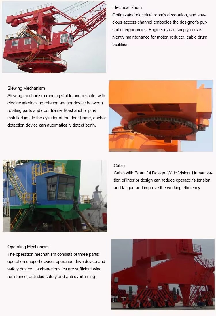 FourLink Gantry Crane Portal Crane Portal Harbour Crane SingleBoom Portal Crane