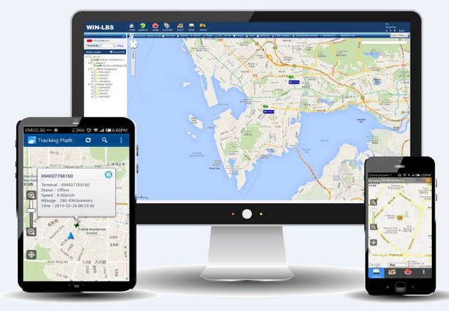 Датчик температуры отслежывателя внешней антенны 3G GPS и отключенный двигатель