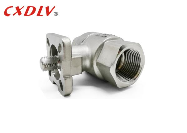 CF8M 1000wog 油圧 NPT 接続 1 インチねじボールバルブ ISO5211 TOP 付き