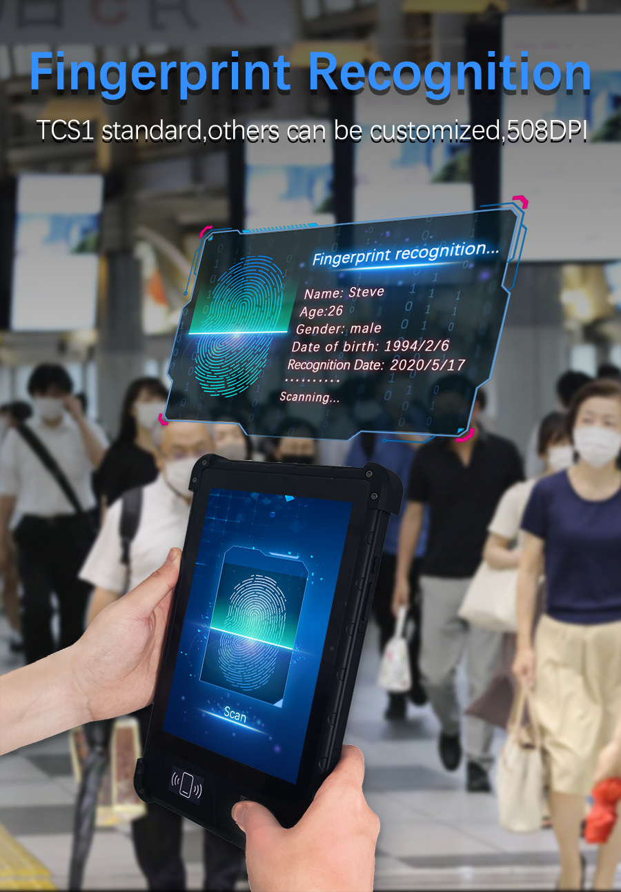 Ядр 2.0GHZ квадрацикла ПК MTK6761 планшета отпечатка пальцев андроида LTE4G NFC RFID изрезанное