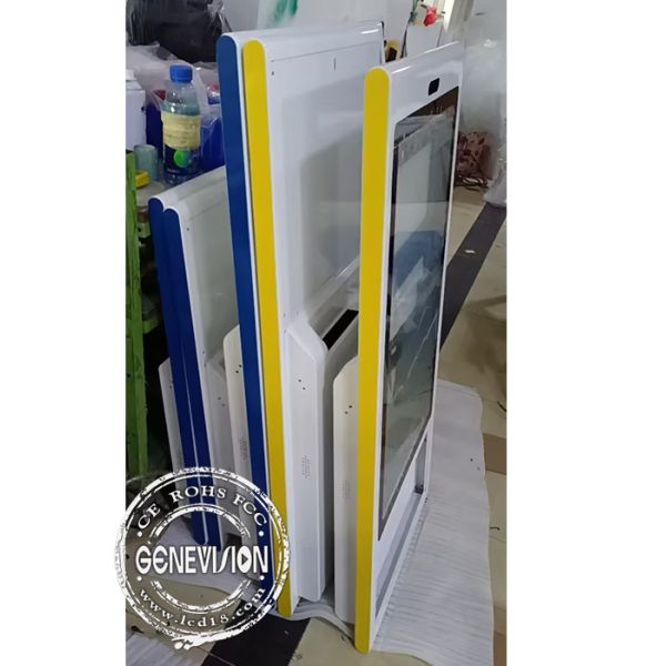 21.5 дюймовый кнопок с сенсорным экраном с встроенным принтером квитанций и сканером QR-кодов