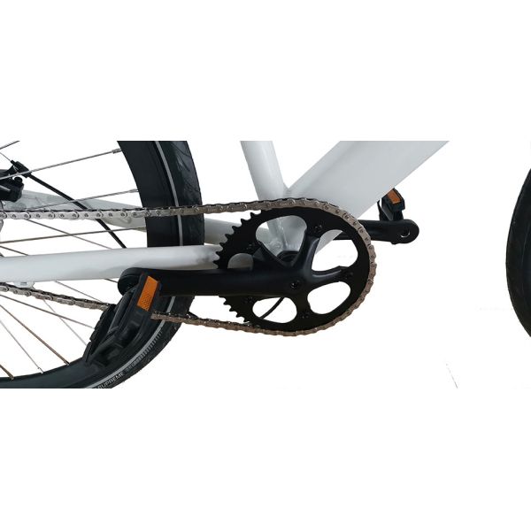 Rear Hub Motor Electric Purple Bicycle E-bike for Smooth Commuting on Highway Road