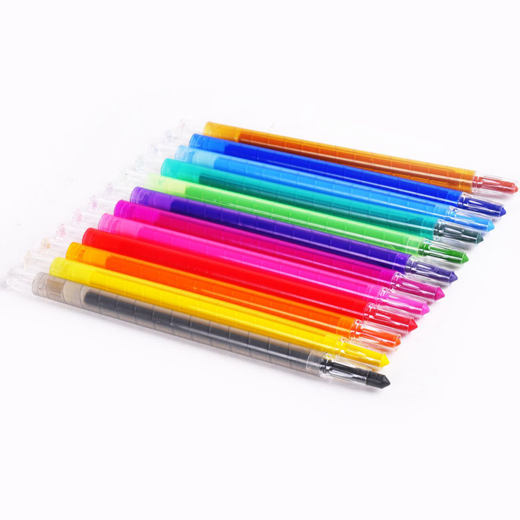 Reliable quality non toxic colourful twist wax crayon