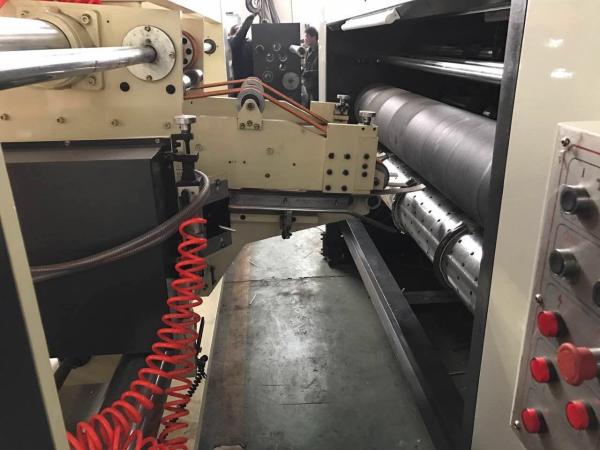 Fully Automatic 4 Color Printer Slotter Diecutter Folder Gluer Inline / Casemaker