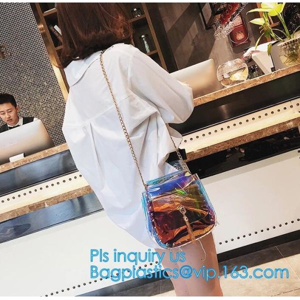 High quality newest fashion transparent handbags women pvc clear bags shoulder bag, Clear Pvc Manufacture Small Custom T