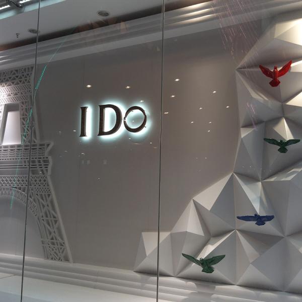 3D Outdoor Advertising Channel Stainless Steel Backlit Led Sign Letter Outdoor Sign