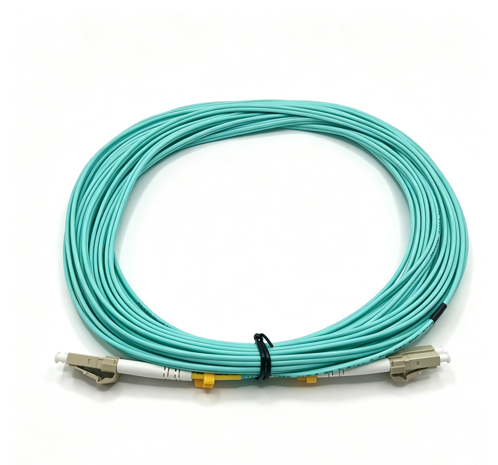 Low‑Insertion‑Loss Duplex Fiber Patch Cord LCUPC‑LCUPC‑OM3‑DX‑2.0‑10M With OM3 Multimode Fiber Core