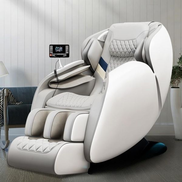 Commercial Furniture Electric Massage Chair Black Grey Reclining Spa Salon Equipment AI Smart Heat Full Body Massage