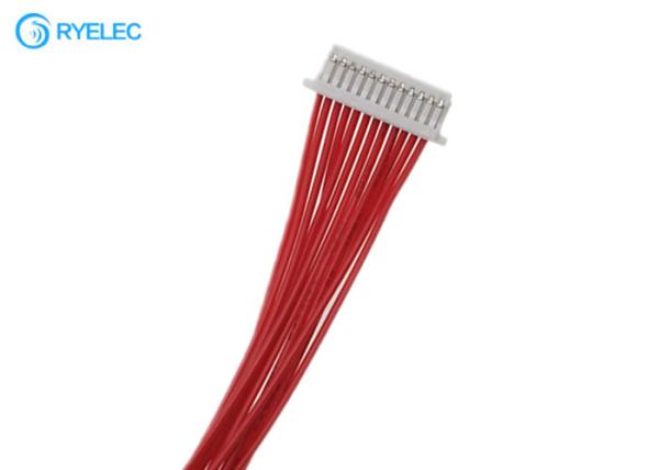 passo JST SHR-12V-S-B de 12pin 1.0mm ao chicote de fios do fio de SHLP-12V-S-B 28AWG