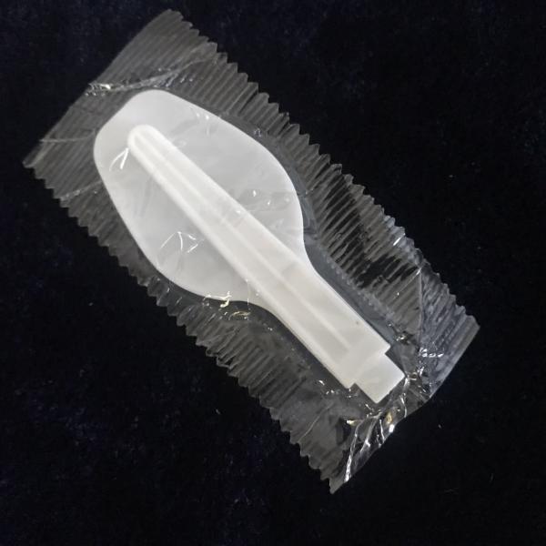 Disposable friendly plastic folding spoon yogurt or jelly folding spoon PP plastic spoon
