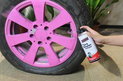 reparo do pneumático da emergência do reparo 450ml, reparo branco da punctura do pneu de carro da espuma