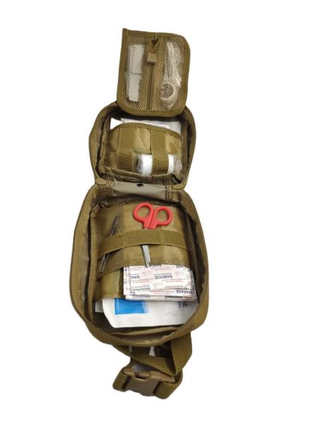 Primeiros socorros táticos médicos Kit Molle With Tourniquet EMT Bag Supplies Hunting 250pcs