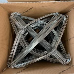 14.5 Guage Electro Galvanized Wire Hanger Wire Shirt Hangers 40cm