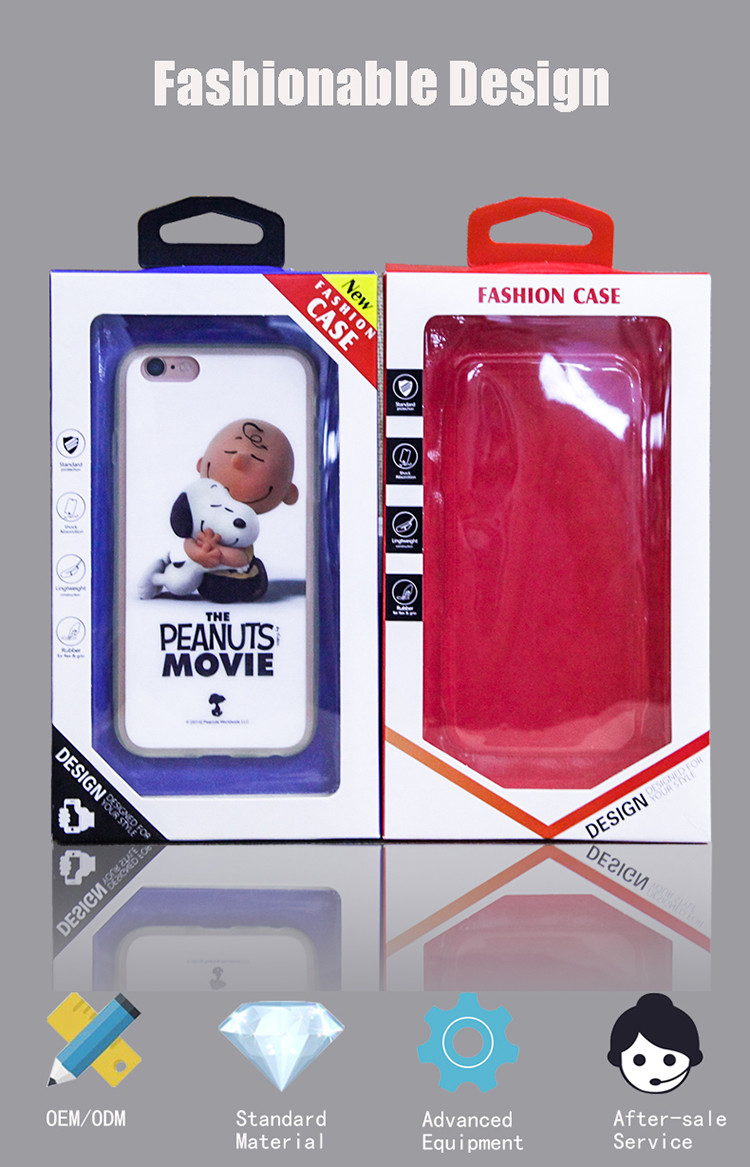 Подгоняйте дисплей коробки мобильного случая Pantone упаковывая прозрачный