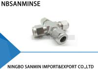 Garnitures de tube de l'acier inoxydable SS316L de croix des syndicats d'UCR mettant d'aplomb l'air pneumatique convenable Sanmin de haute qualité convenable
