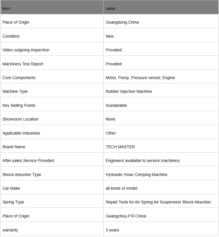 Air Bag Suspension Crimping Machine For All Kinds Of Model