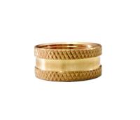 Les garnitures en laiton sans plomb de tuyau de jardin arrosent la tête au jet de rond du chapeau 3/4inch