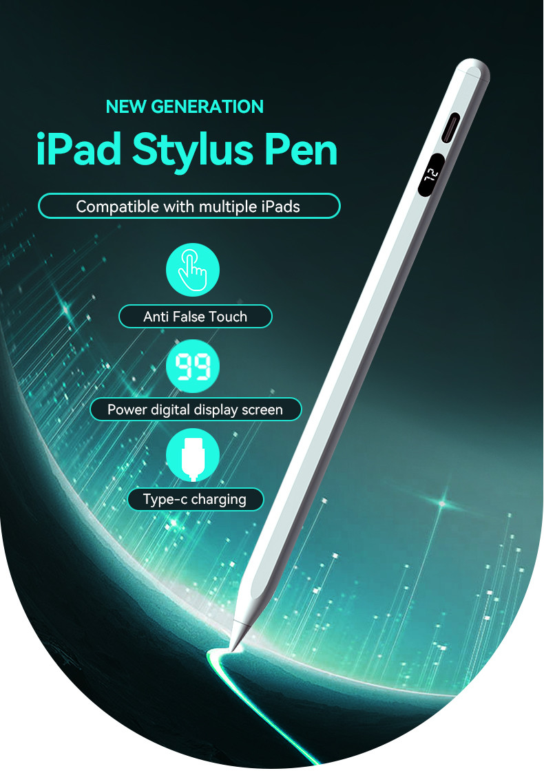 Перезаряжаемые карандаш грифеля цифров совместимый с IPad/планшетом