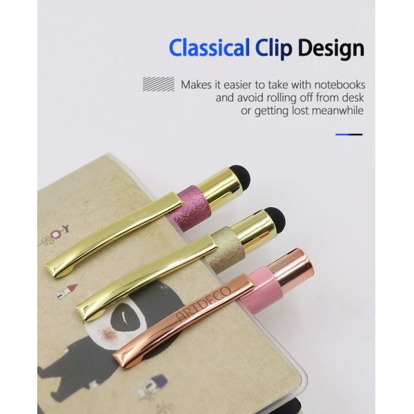 Glitter Press Style stylo-plume à bille à écran tactile