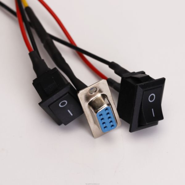 Electronic Wire Harnesses With Switch Custom OEM Cable Assembly