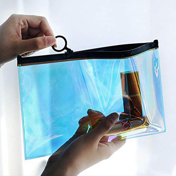 Waterproof Clear Hologram Cosmetic Carrying Case