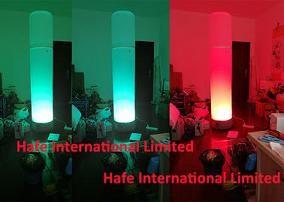 A elevação ilumina a torre inflável 200W RGB da decoração da lâmpada do diodo emissor de luz colorida no dance party