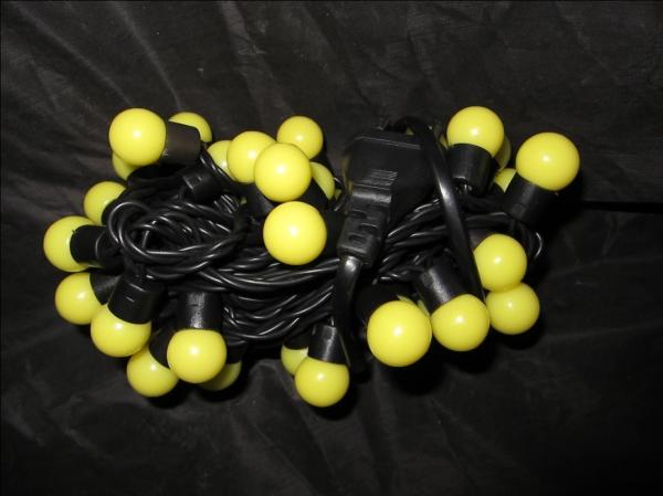 Yellow 50 LED Ball 5M Christmas Decoration String Lights Fairy Light