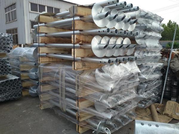 Construction Engineering Hot Dip Galvanized Round Pipe Helical Piles Q355