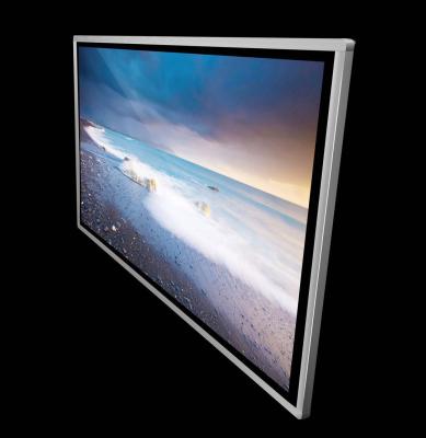 55 alojamento do metal da montagem da parede do monitor do tela táctil do quadro aberto da polegada FHD