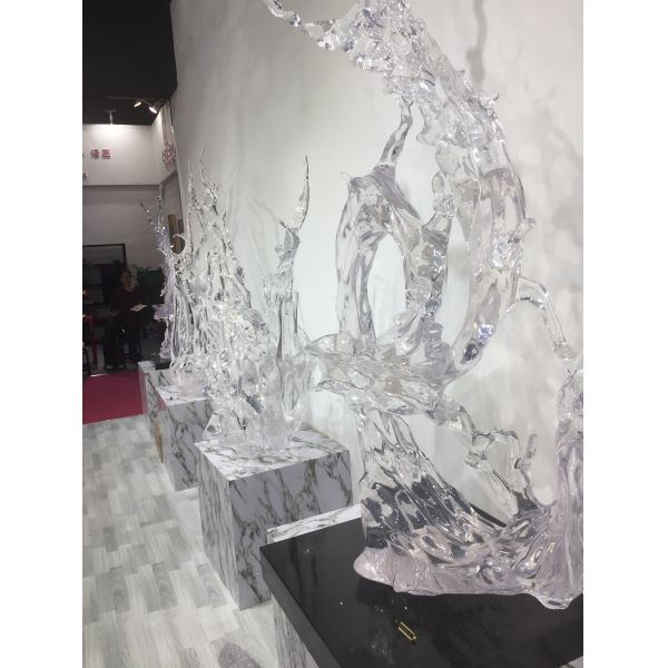 Office Decoration Artisitc Divine Bespoke Crystal Acrylic Glass