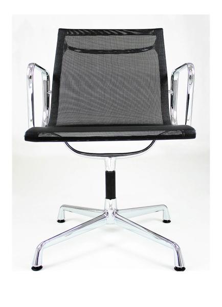 Armrest Aluminum Office Chair Middle Back Eco Friendly Adjustable Height 82-90 CM