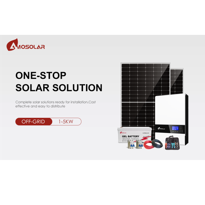 5KW 8KW 10KW Solar Power System Cost for Home Off Grid Full Set PWM Controller Type