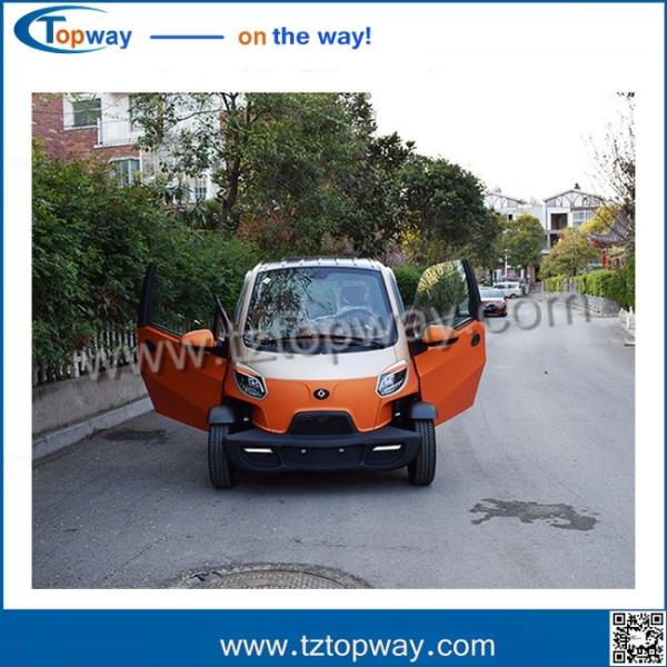 4kw electric vehicle car radius of turning circle 4000mm with aluminum alloy wheel rim