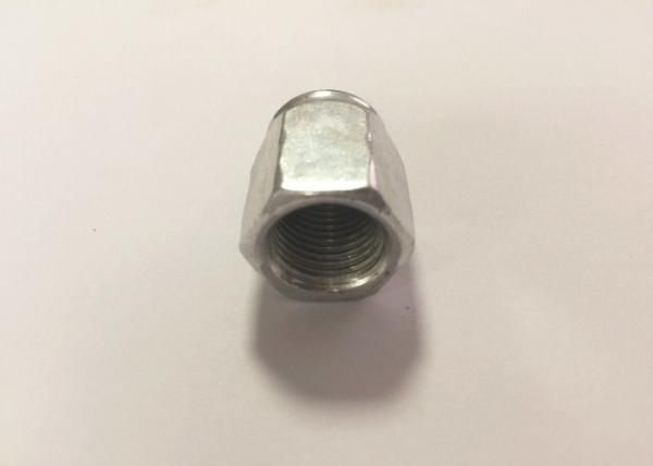 M14*1.5 White Zinc Plating Carbon Steel Wheel Nuts With 28mm Thick