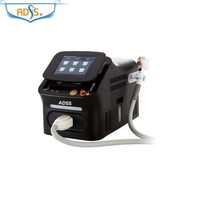Máquina portátil do laser do diodo de 3 comprimentos de onda para línguas múltiplas do apoio da remoção do cabelo