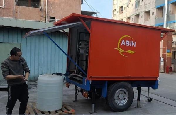                  Mobile Reverse Osmosis System Filtration Trailer Mobile Water Filtration Unit Mobile Water Filtration System             