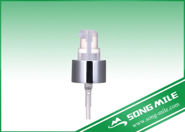 White and Gold UV Coating Treatment Cream Pump in Size 24/410