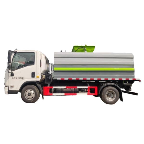 6.5CBM Rear Loader Garbage Compactor Truck Euro 3 4 5 6 Emission Standard Advanced Technology