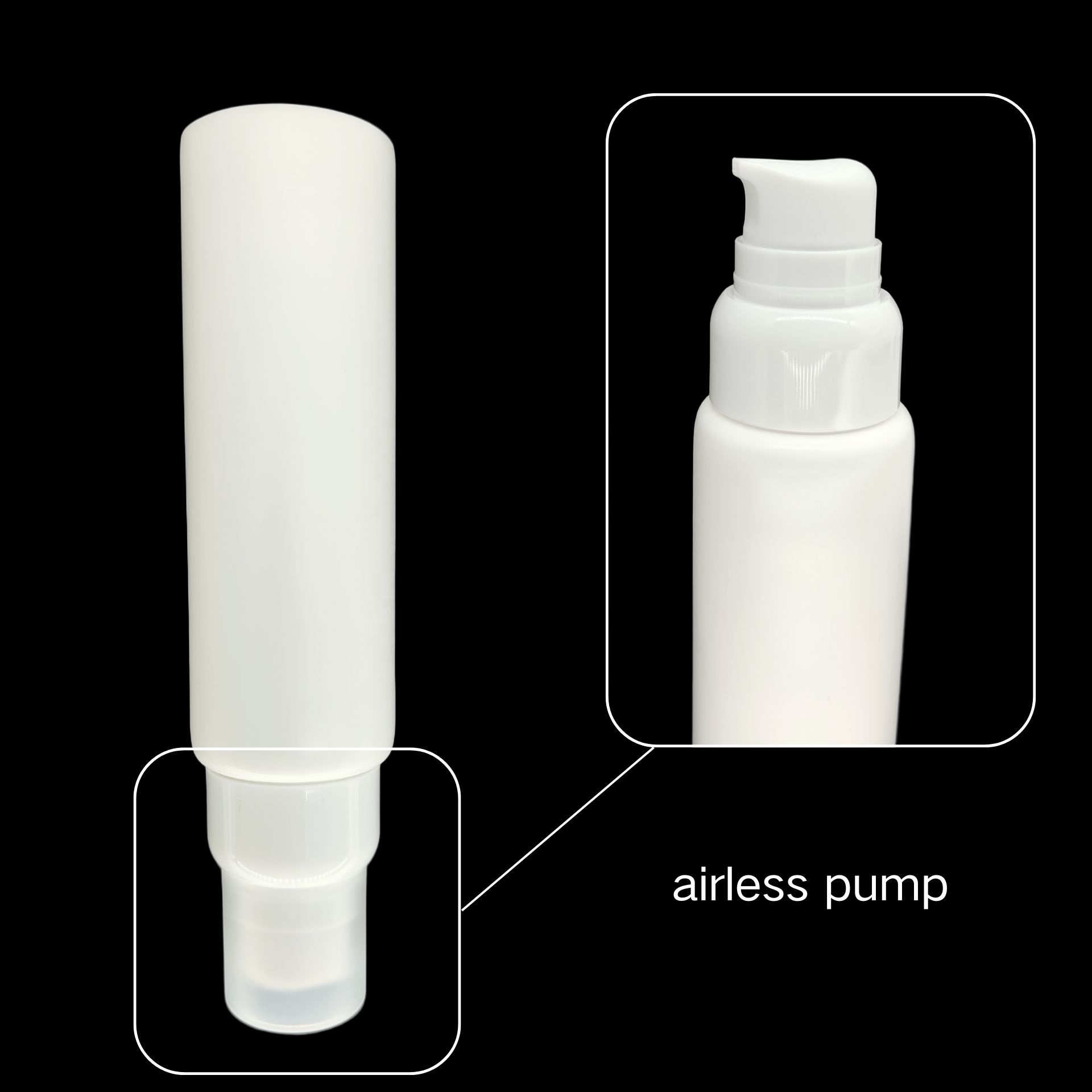 Plastic Soft Tube Concealer Cosmetic Airless Pump Packaging Plastic Lid Toothpaste Skin Care Tube Pack