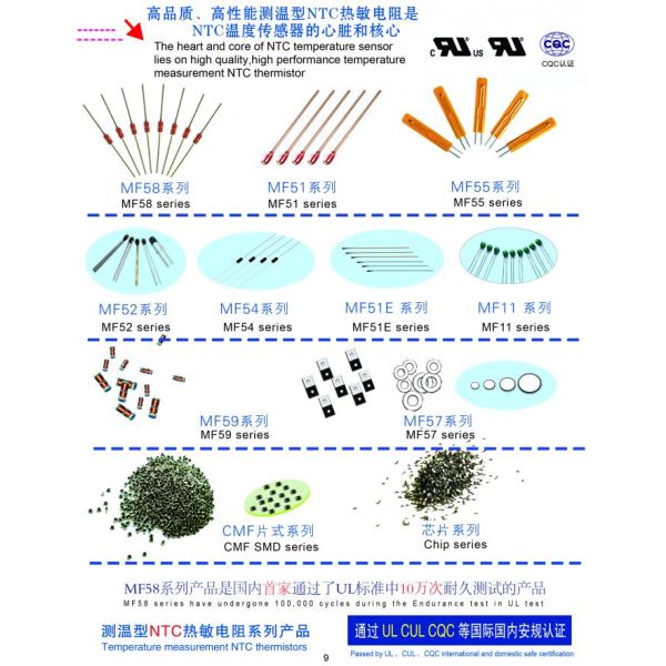 Customized CWF Precision Stainless Steel NTC Micro Temperature Sensor 10KOhm 3435K 1% For Home Appliances
