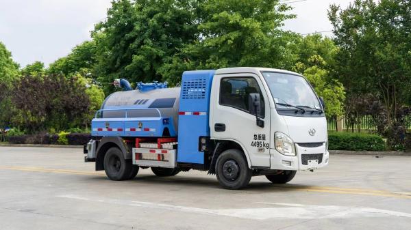 High Pressure Mini Size Electric Septic Tank Truck With Fecal Suction Truck