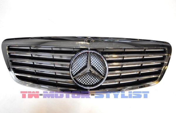 Решетки звезды крома BENZ W221 S350
