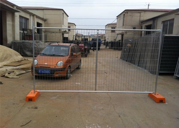 Portable Chain Link Fence Galvanized Temporary Fence For Construction