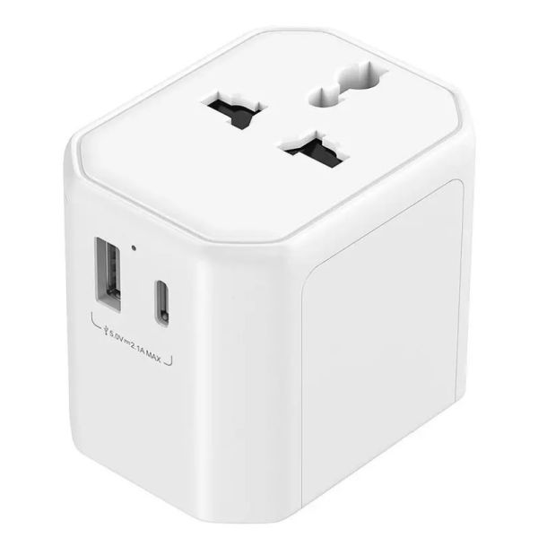 Universal Travel GaN Power Adapter 20W Worldwide International Wall Charger