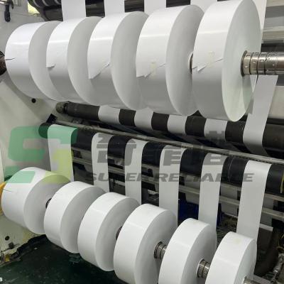 Material de etiqueta adesivo superforte Adesivo de alta aderência Papel semi-brilhante Adesivo de papel