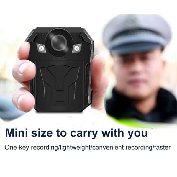 DC3.7V CMOS Infrared Police Body Camera Abs Gps 8m Photo Resolution