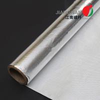 Le papier d'aluminium ignifuge a stratifié l'isolation thermique de tissu de fibre de verre