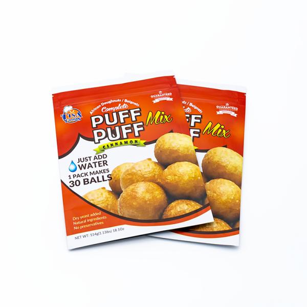 Sachet d'emballage pour snacks, de haute qualité en gros, design personnalisé et laminé.