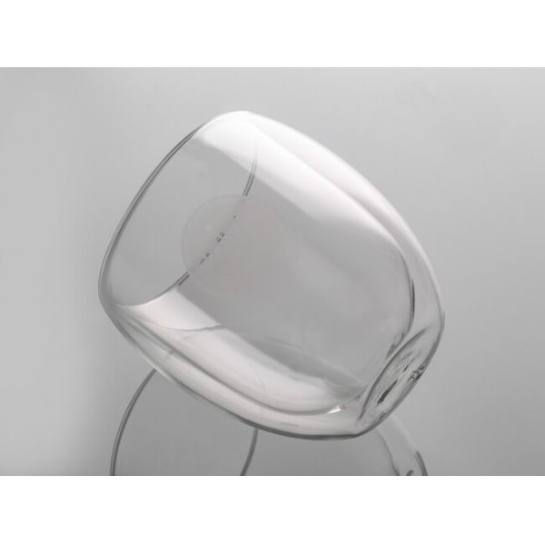 430ml Double Wall Drinking Glass 15oz Mouth Blown Borosilicate Glass Coffee Cups